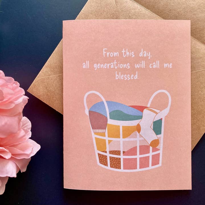 Magnificat Mom | Bijbelse Moederdagkaart voor wholesale door Catholic Card Co.