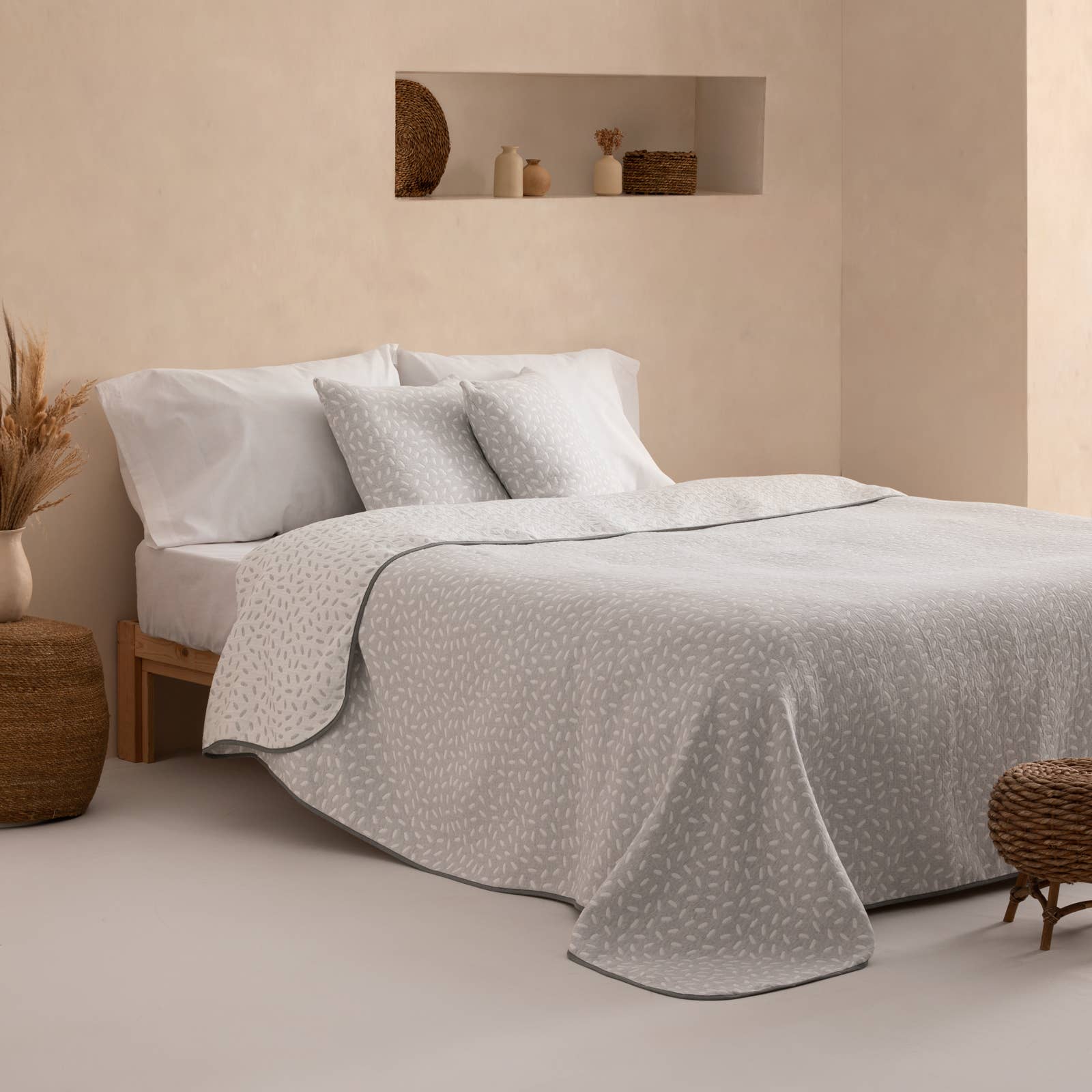 GAMUSI - Wholesale Quilt - CINTI light cotton jacquard bedspread9