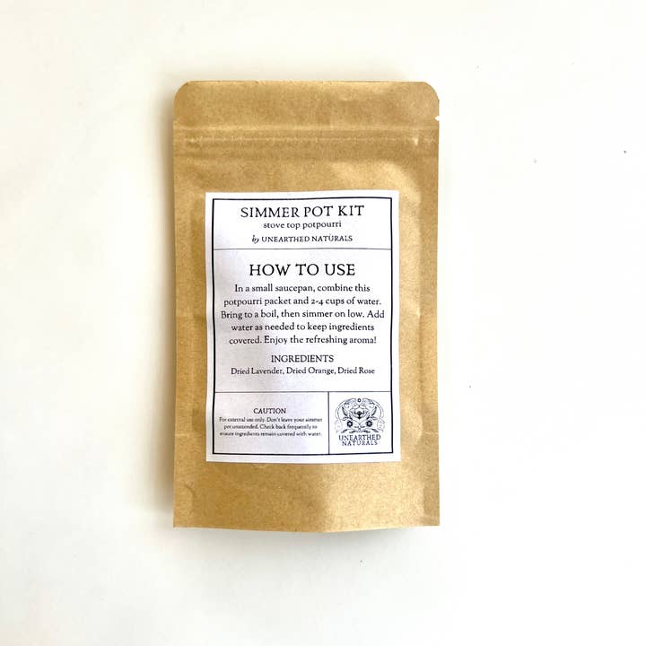 Unearthed Naturals - Wholesale Potpourri - Serenade - Simmer Pot Kit - Lavender, Orange & Rose