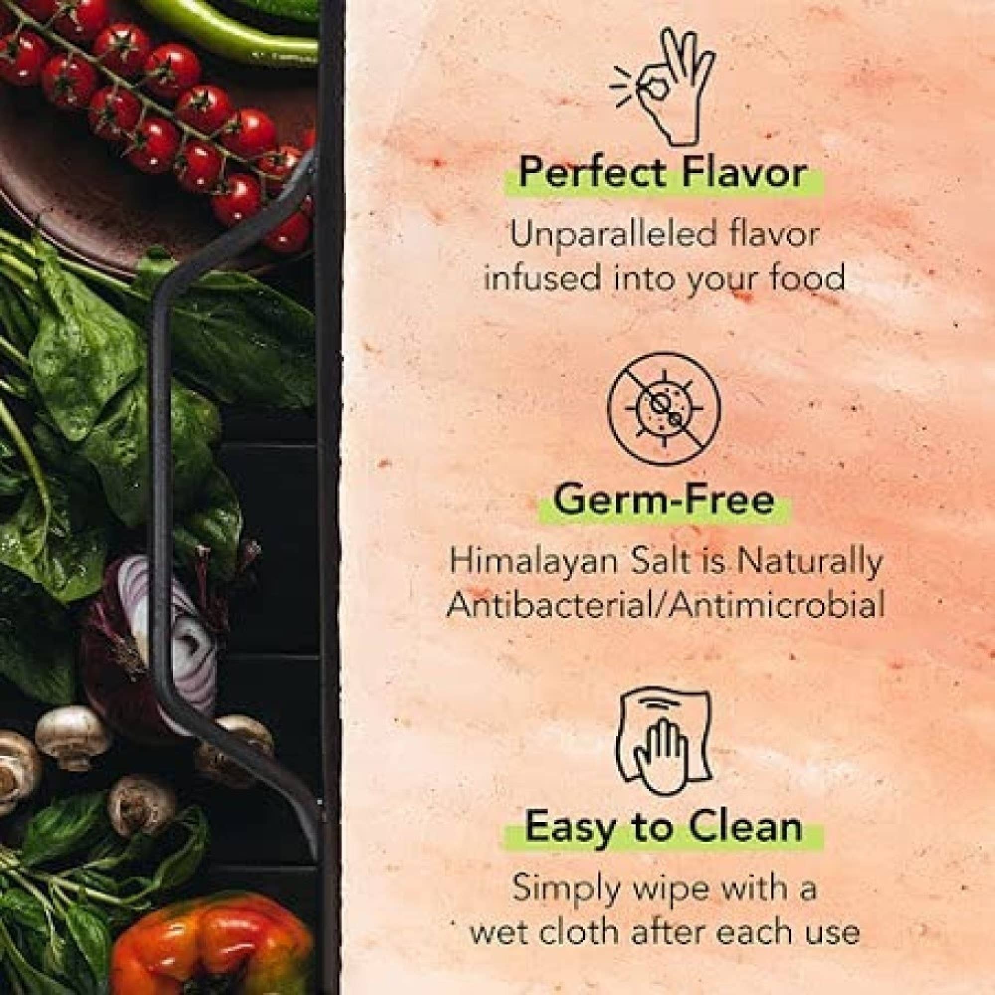 Himalayan Trading Co.® - Wholesale Outdoor Grill Tools - Himalayan Salt Cooking Block/Slab Set w/ Metal Tray (10 lb)4