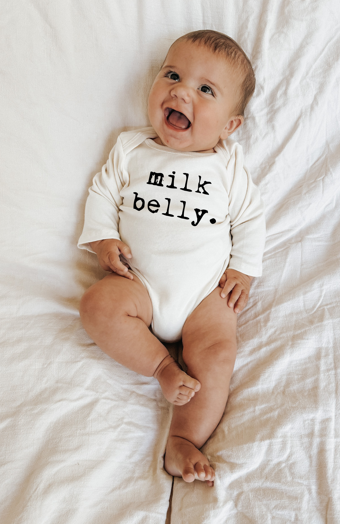 Tenth & Pine - Wholesale Bodysuit (Non-Footed) - Baby - Milk Belly Organic Bodysuit Long Sleeve6
