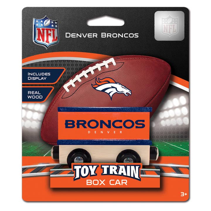 Masterpieces Puzzles - Wholesale Toy Car/Truck - Kids - Denver Broncos Toy Train Box Car