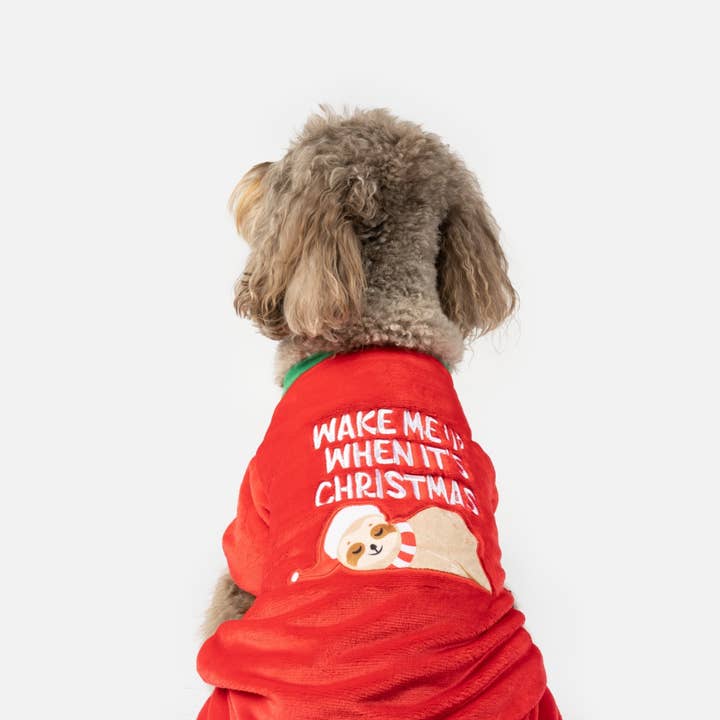Sleepy Dog Pajamas – Soft & Cozy Holiday Onesie | Festive Christmas PJs for wholesale by Dollar Paw