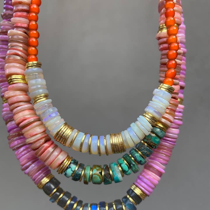 Heather Kahn - Wholesale Beaded/Pearl Necklace - Garden Boheme Necklace3