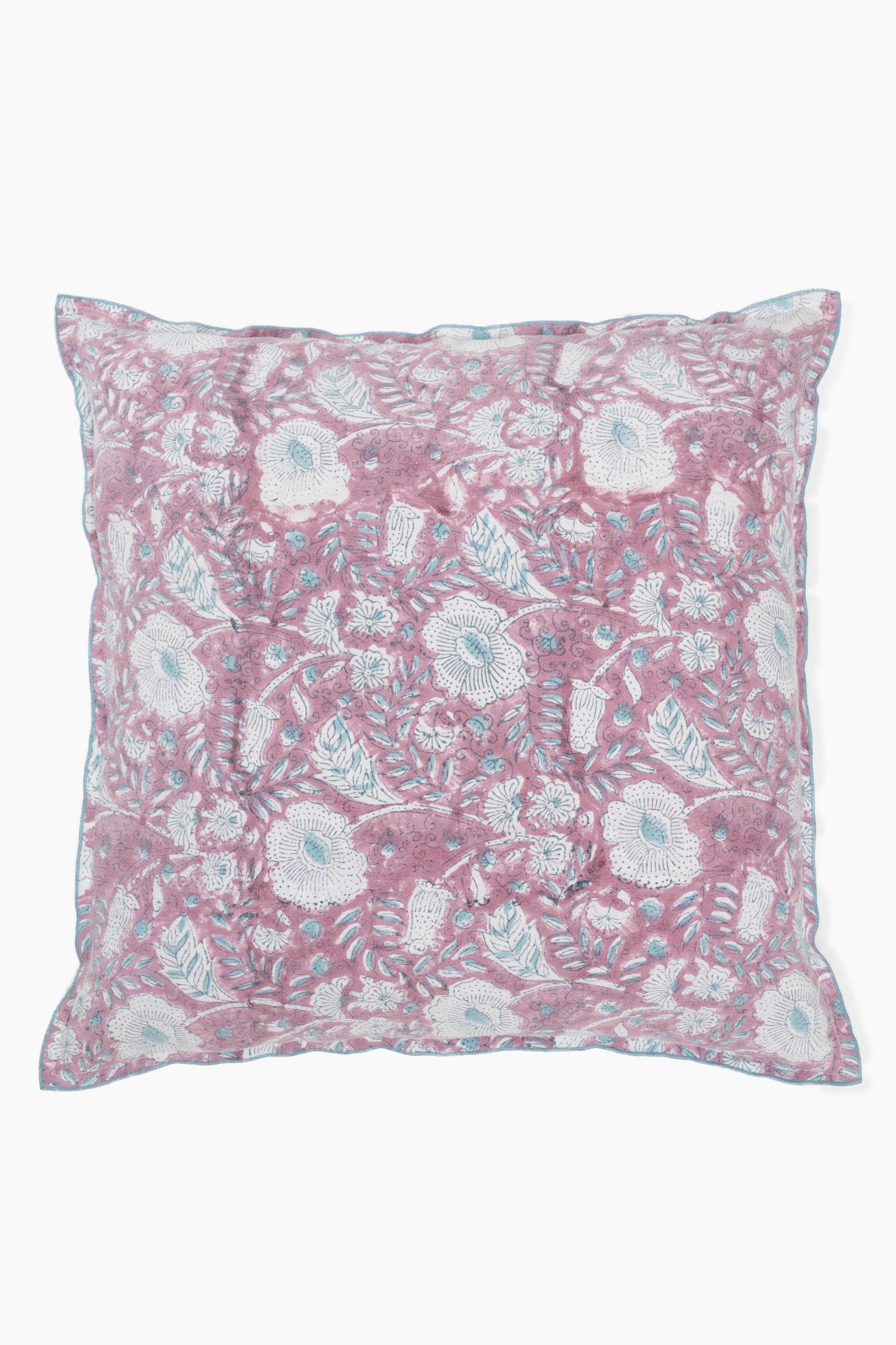 Live Linen - Wholesale Chair Cushion - Block Printed Mabel Linen Cushion Cover– Handcrafted5