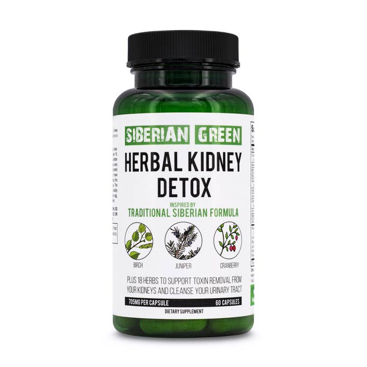 SiberianGreen - Wholesale Oral Supplement/Vitamin - Herbal Kidney Detox Siberian Green 60 Caps - Cranberry Birch Juniper