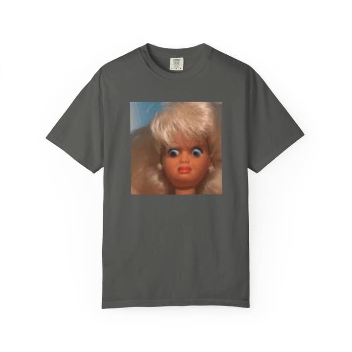 WTF Blonde Barbie Tee for wholesale by Luxie Society