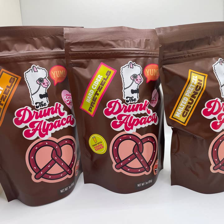 The Drunk Alpaca - Wholesale Pretzels - Mixed Case of Pretzels