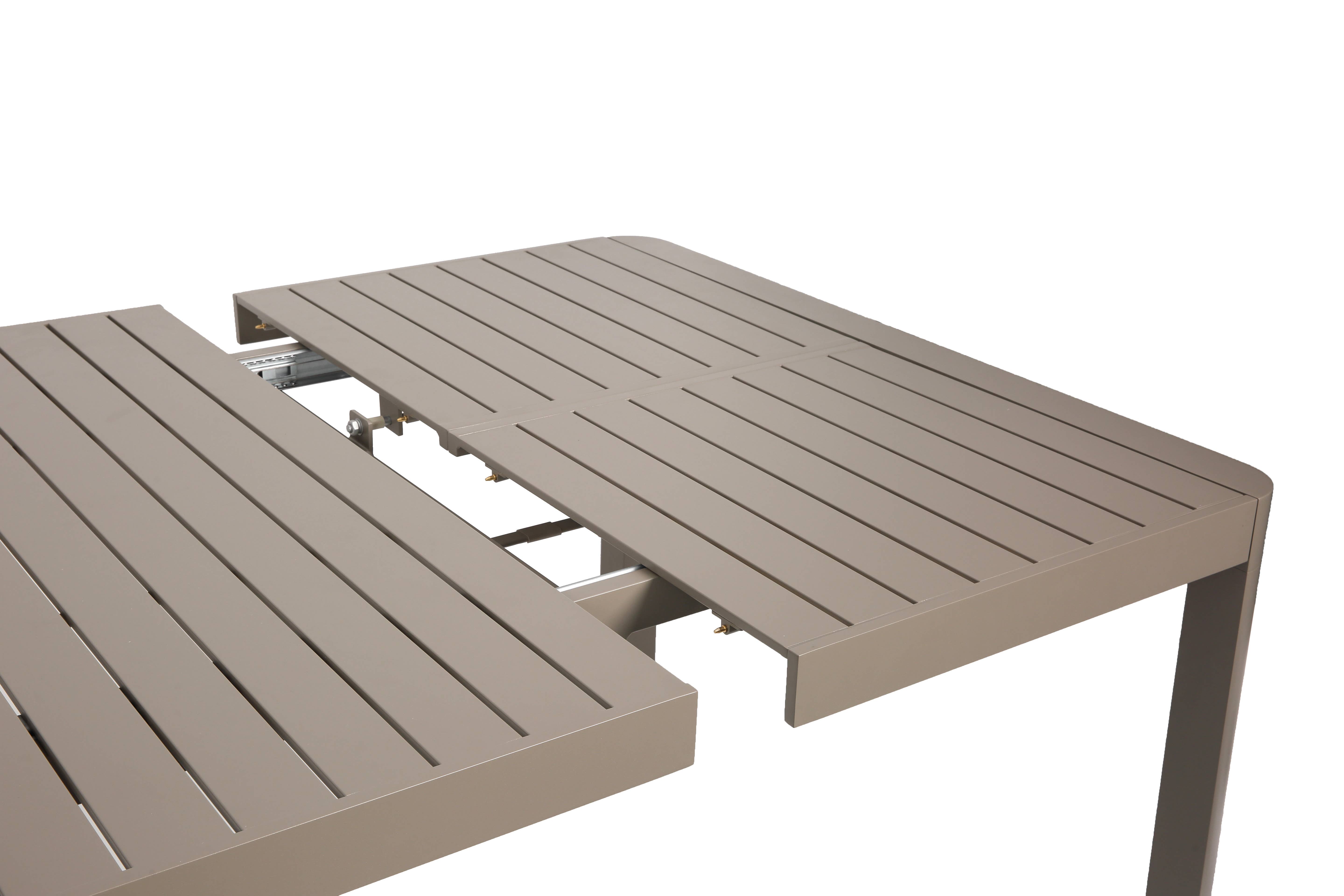 LIFE IS - Wholesale Patio Table - Extendable aluminum table 195/255x100x76.5h dove gray3