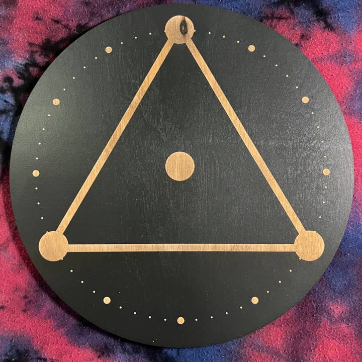 Triangle Crystal Grid (Black) for wholesale by Kraftmir