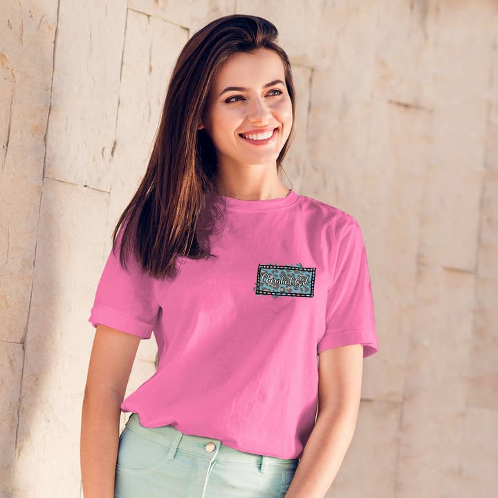 Cherished Girl Womens T-Shirt Leopard Cross for wholesale by Kerusso