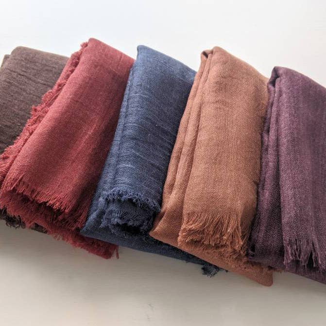 Apricot Ave - Wholesale Scarf - Women's - Flaxen -Single Lightweight Smooth Square Scarf in 4 sizes.4