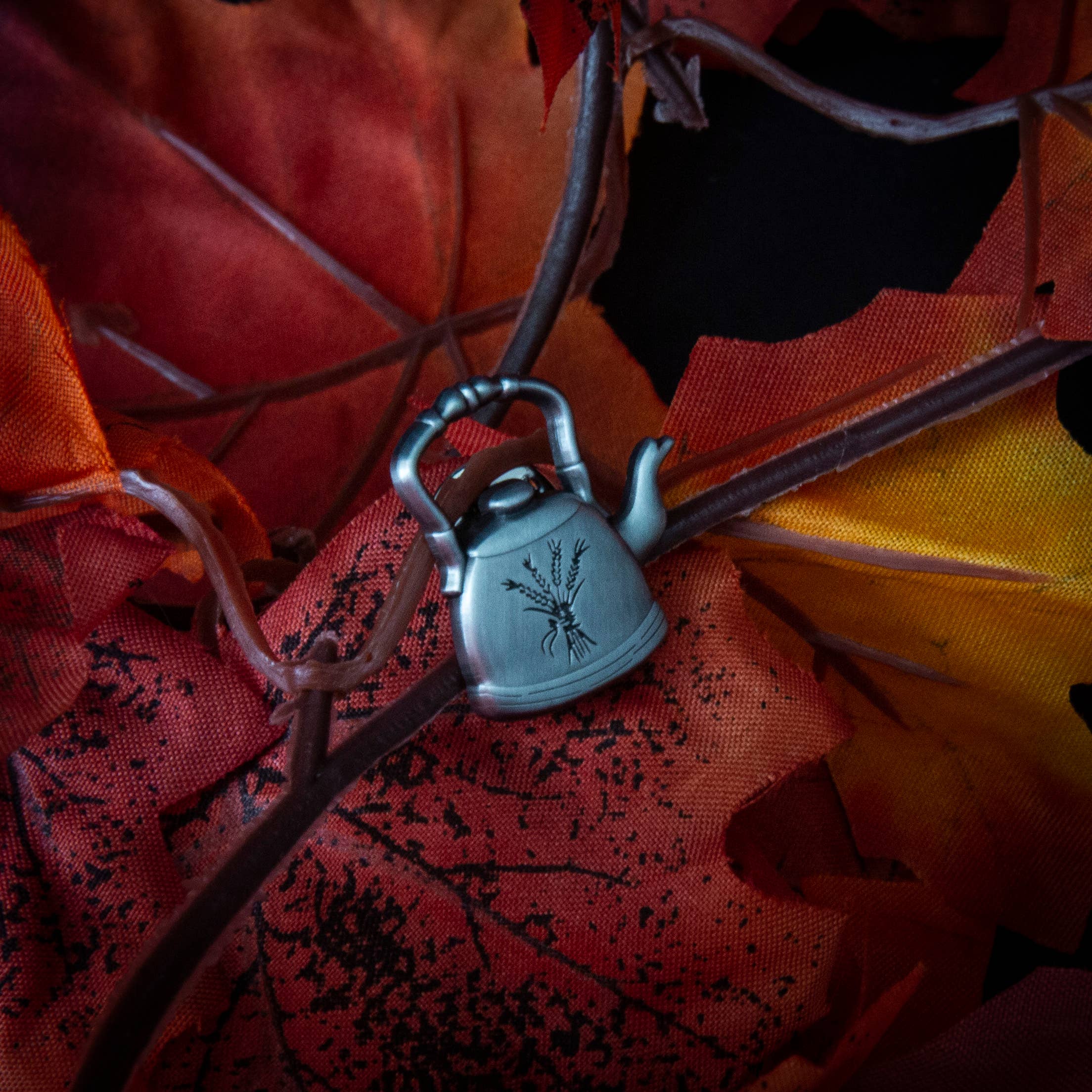 Wax Moon - Wholesale Lapel Pin/Button - Teapot Pin in Antique Silver or Copper Color1