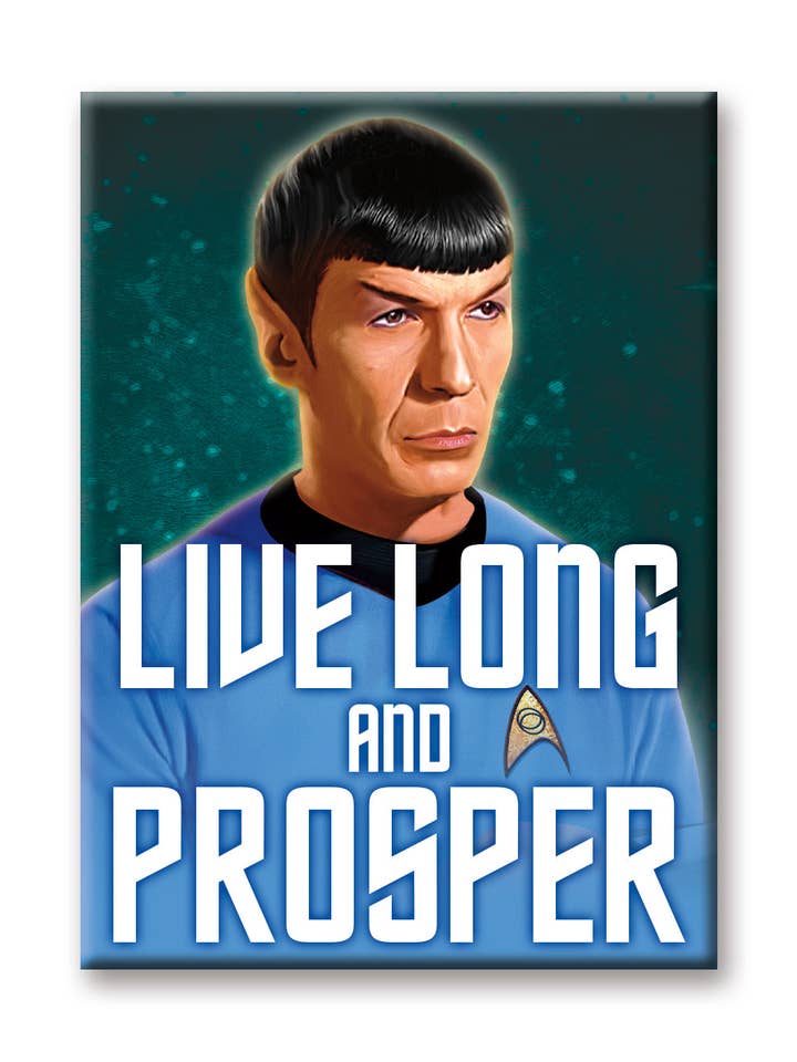 Star Trek - Spock Quote Flat Magnet (2.5" x 3.5") for wholesale by Great Stuff Novelties (GSN) by NMR Brands