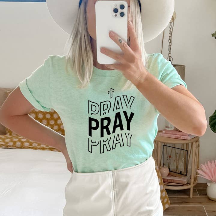 Pray T-shirt | Women's Shirt for wholesale by KM Clothing