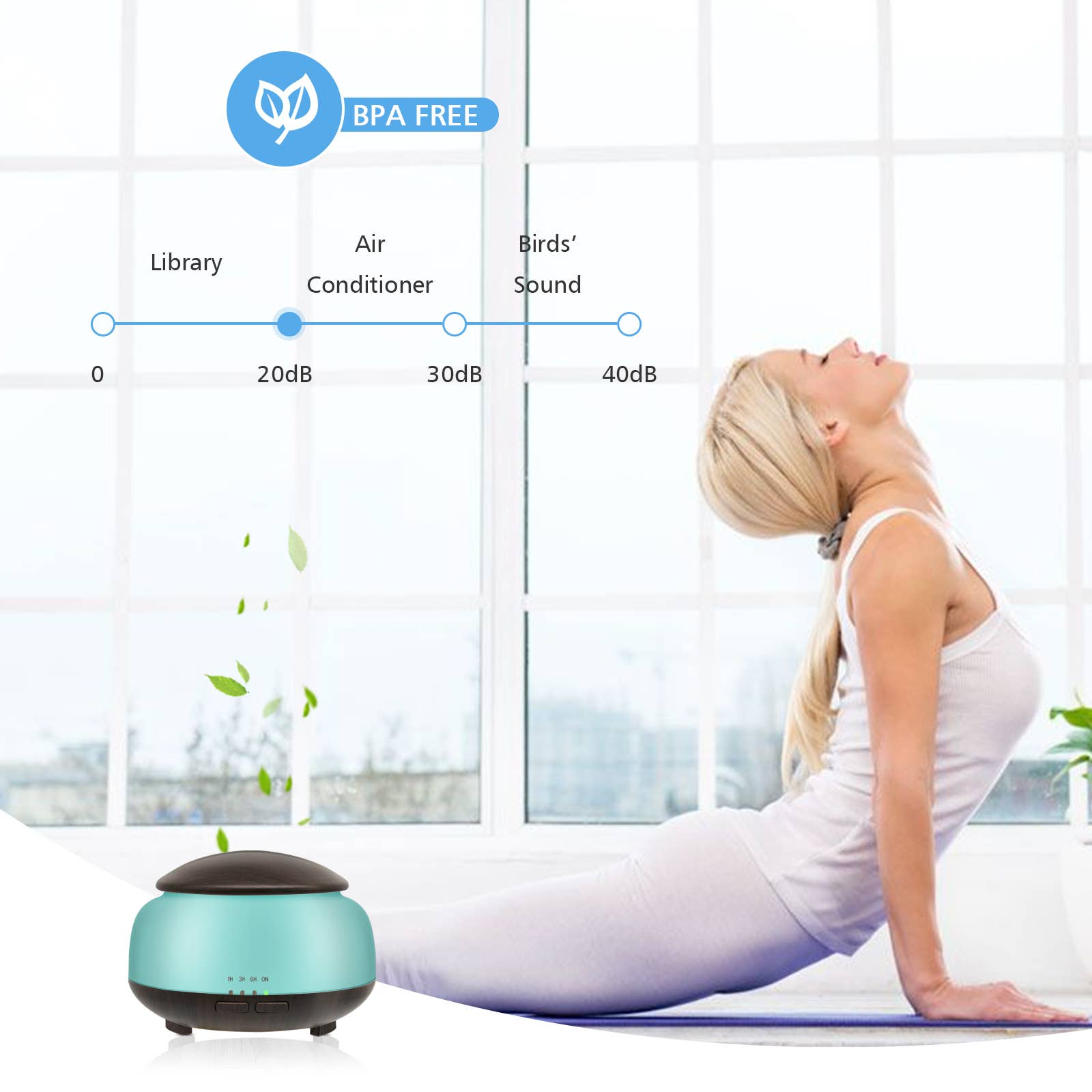 DAROMA - Wholesale Elektronische diffuser - Etherische Olie Diffuser Afstandsbediening 300ml Aroma Ultrasoon8