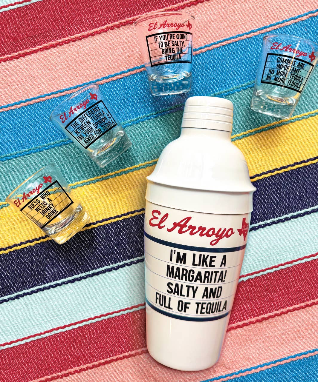 El Arroyo - Wholesale Cocktail Shaker - 16oz Marquee Cocktail Shaker - Salty