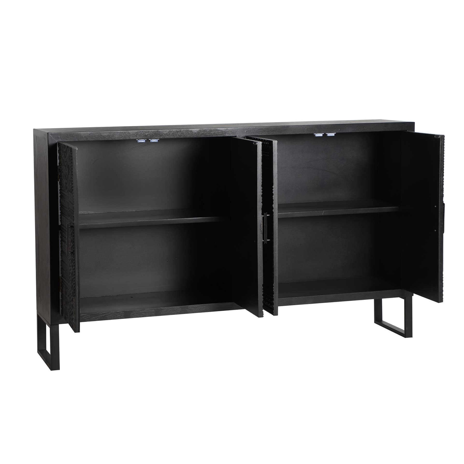 Kodu - Wholesale Sideboard - Buffet, In Ash Wood, In Grey/Black Color1