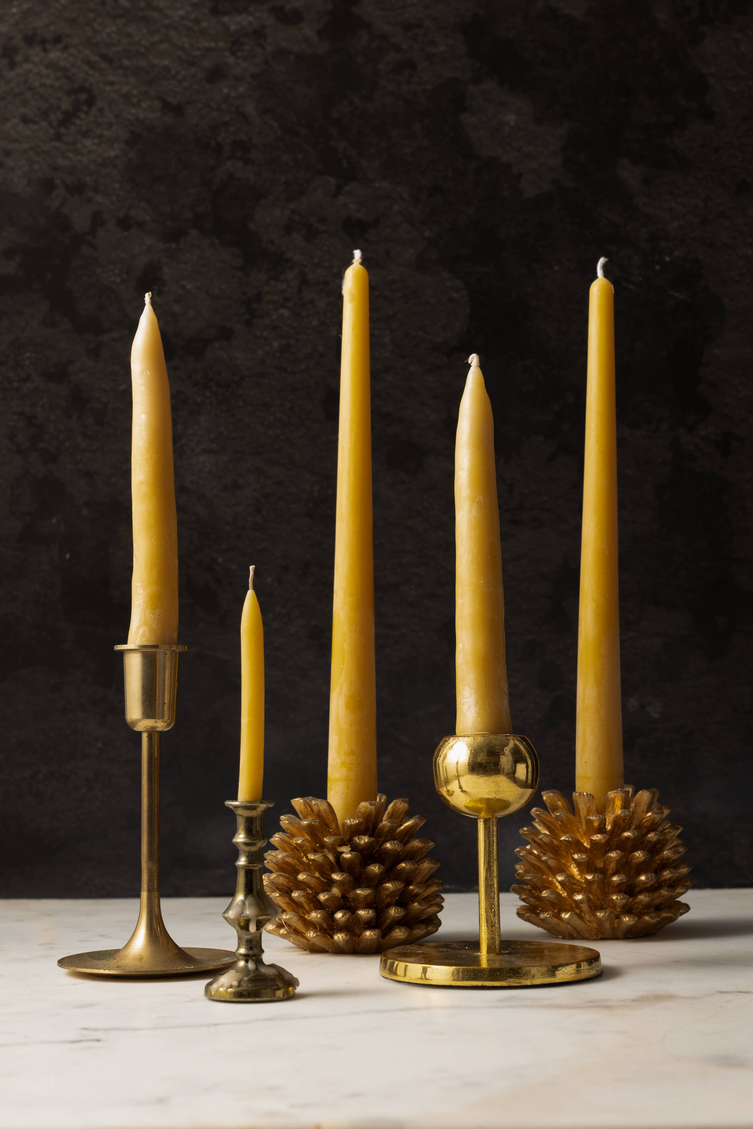 Pine Barrens Post - Wholesale Tapered Candle/Candlestick - Pure Beeswax 10" Classic Tapers2