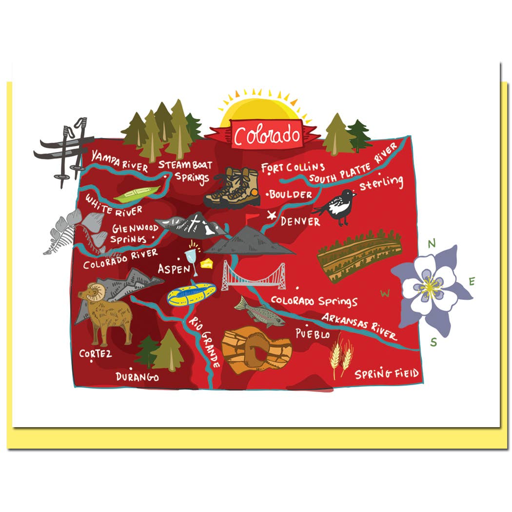 Allport Editions – wholesale Vardagliga hälsningskort – Hej USA Card Series - ALLA 50 STATER HÄR!8