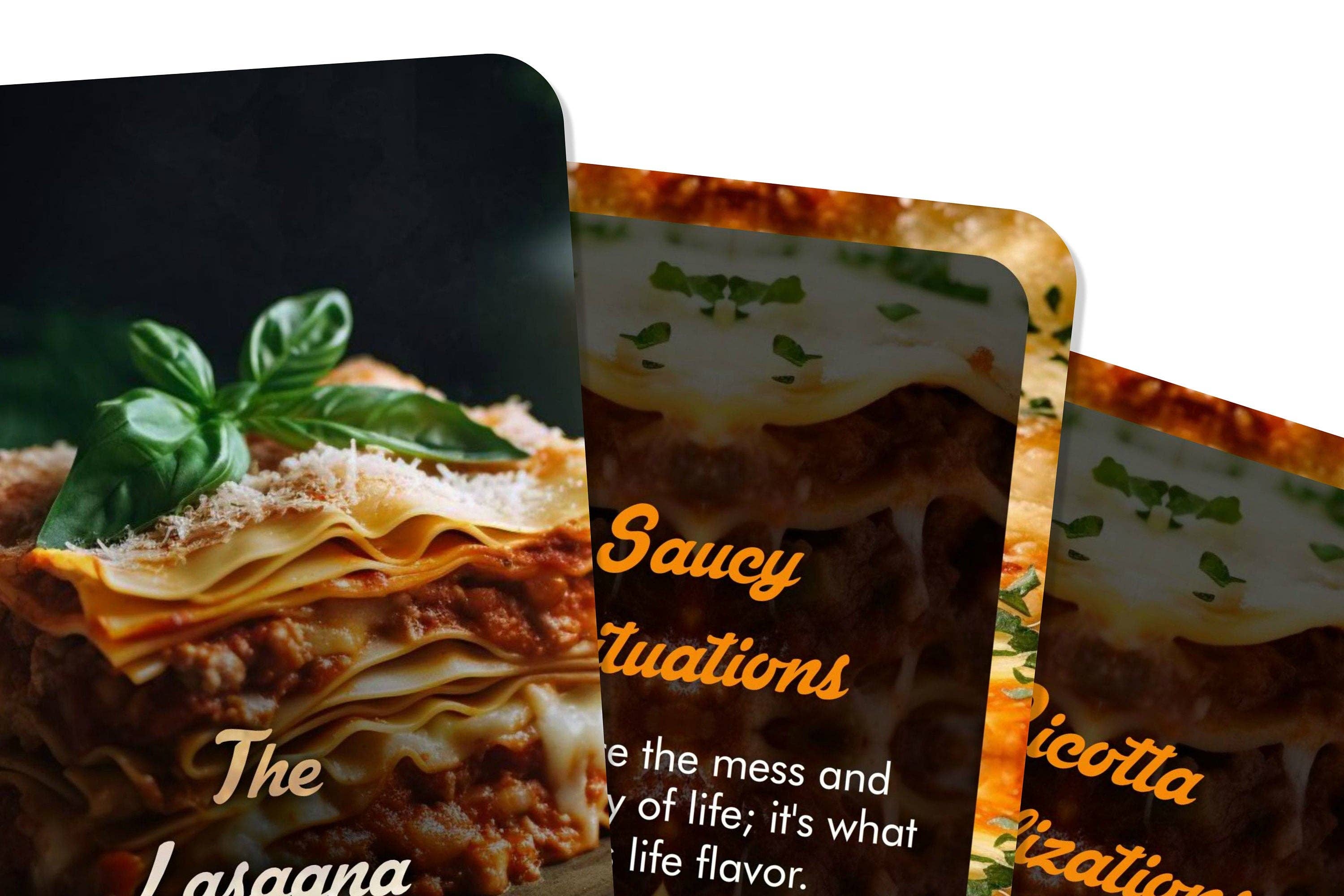 Ibiza Tarot USA - Wholesale Tarot Cards - The Lasagna Oracle - Twenty Two insights and One recipe2
