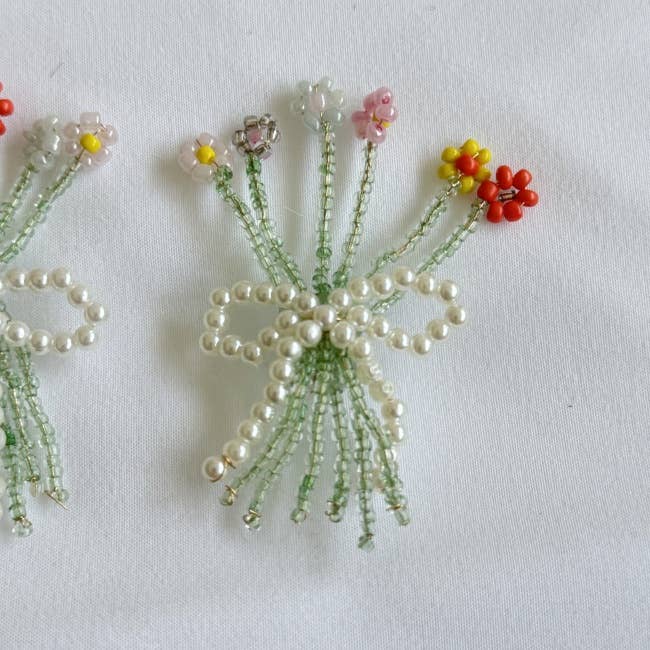 MOND HAUS - Wholesale Shoe Accessories - Veya Shoe Clip, Spring Color Beads Flower Bouquet Charm3