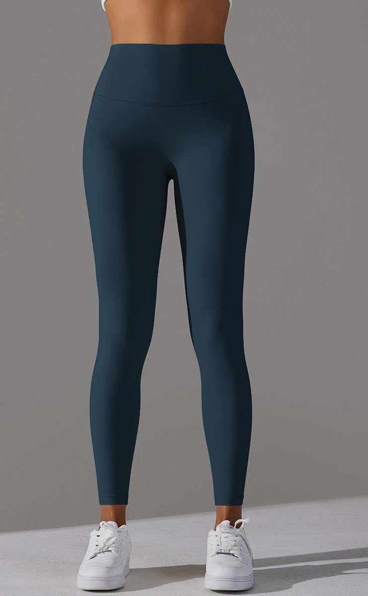 HIDDENBRAND - Wholesale Athletic/Lounge Leggings - Women's - Double-Sided Brushed Nude Breathable Yoga Pants7