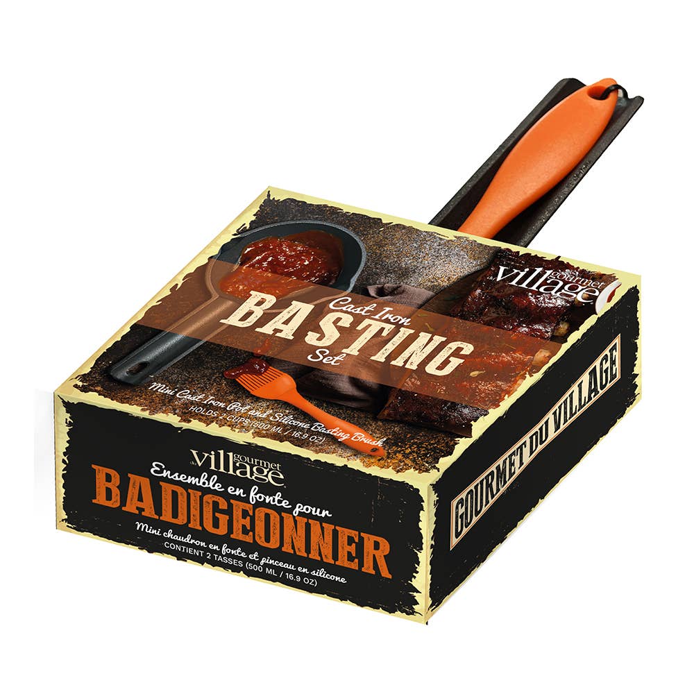 Gourmet Du Village - Vente Pinceaux à badigeonner - Ensemble d'arrosage en fonte0