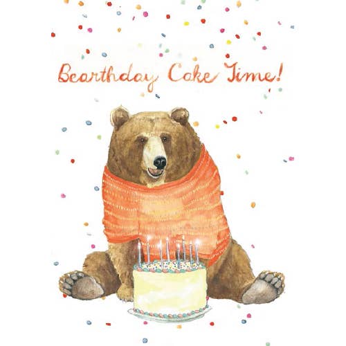 Hora do Bolo de Bearthday por atacado de Retrospect Greeting Cards