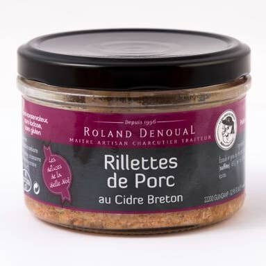 Rillettes de cerdo con sidra 180G para venta al por mayor de Charcuterie Roland Denoual