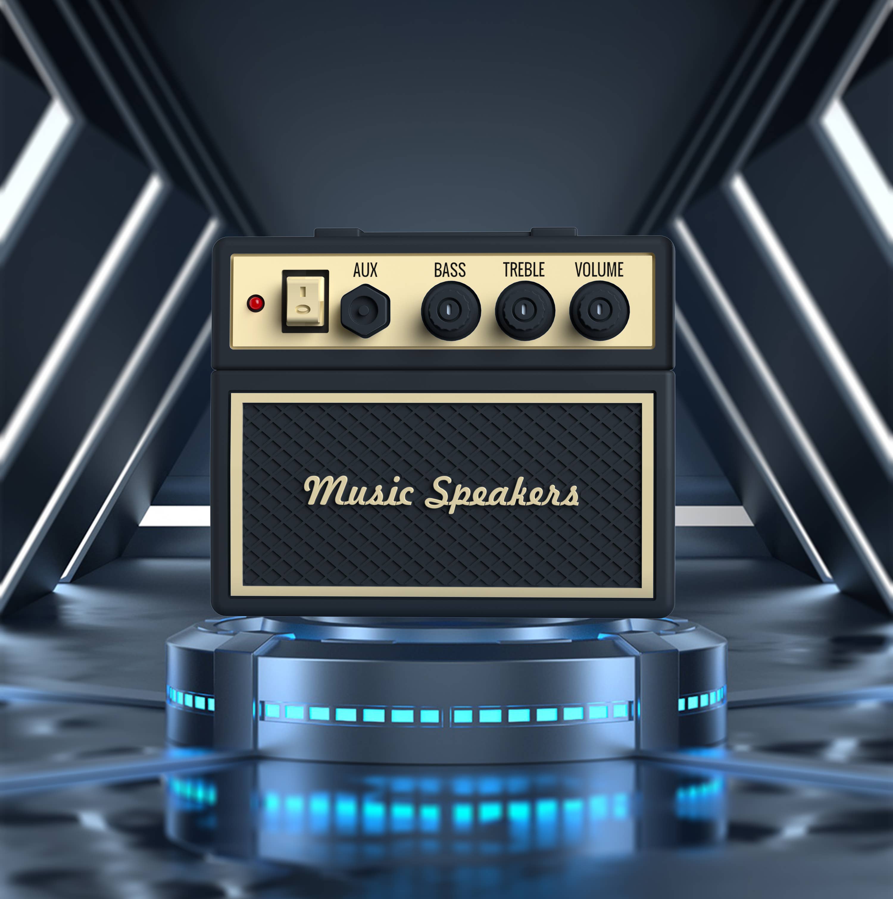 LAX Gadgets - Wholesale Airpod/Earbud Case - Men's - Retro Amplifier AirPods Pro Case - Guitar Amp- Retail pack0