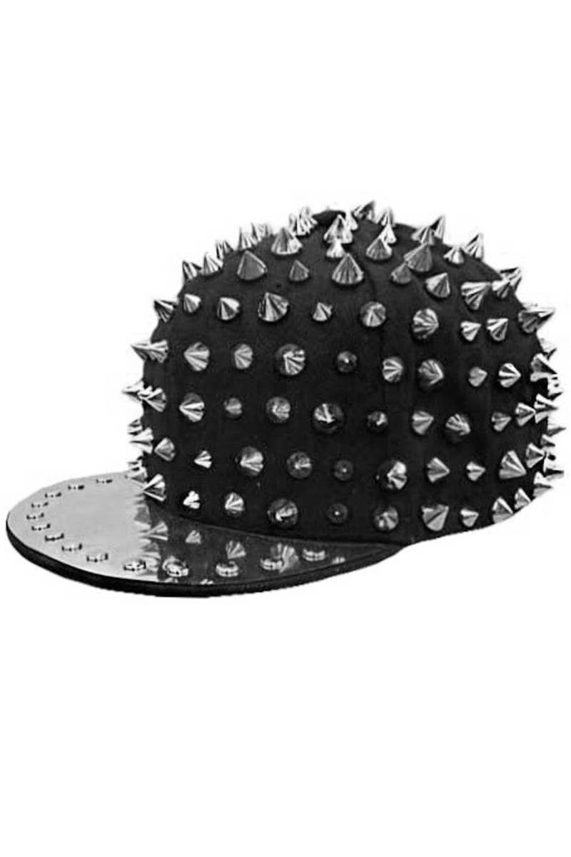 Cap Zone - Wholesale Flat Brim Cap - Unisex - Punk Rock Heavy Metal Studded Snapback10