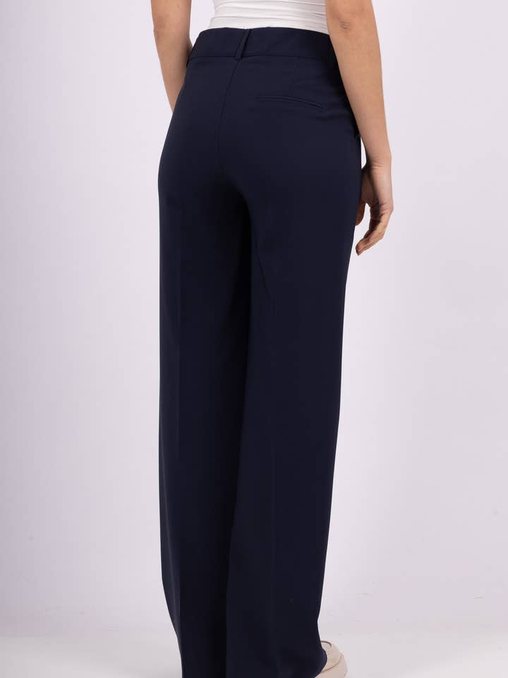 Afinity - Wholesale Suit Pants - Women's - Women's palazzo tailored pants A3306PT – flare cut8