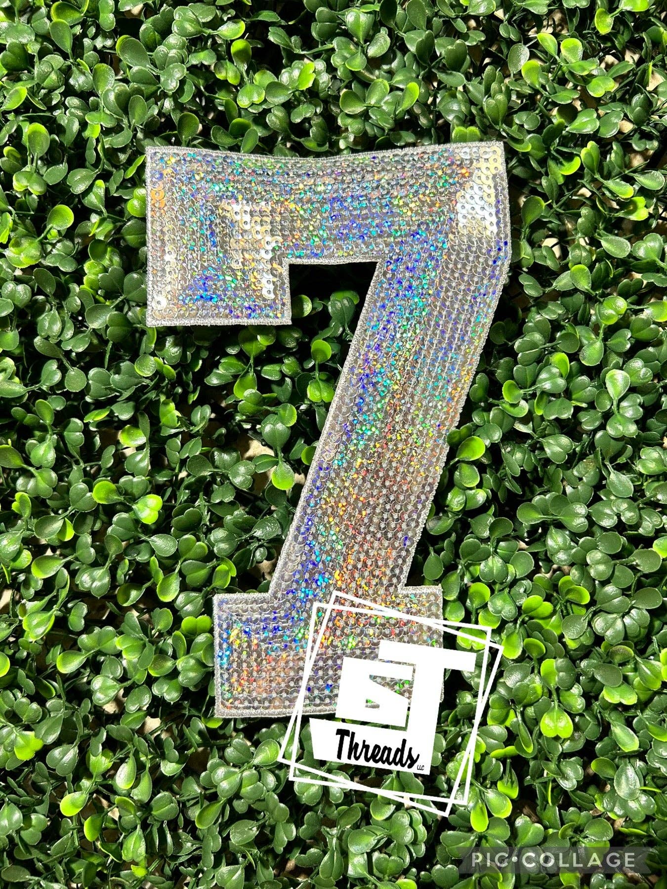 6j Threads LLC - Wholesale Patch - Sequin Numbers....Patches Only7