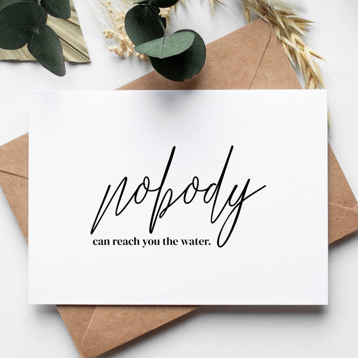 Ingen kan ge dig vattnet för wholesale av mb handmade