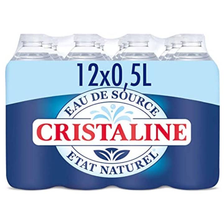 GourmetDis (Gourmet Food Distribution) - Wholesale Sparkling Water - Cristaline Natural Mineral Spring Water Still, 12x0.5L