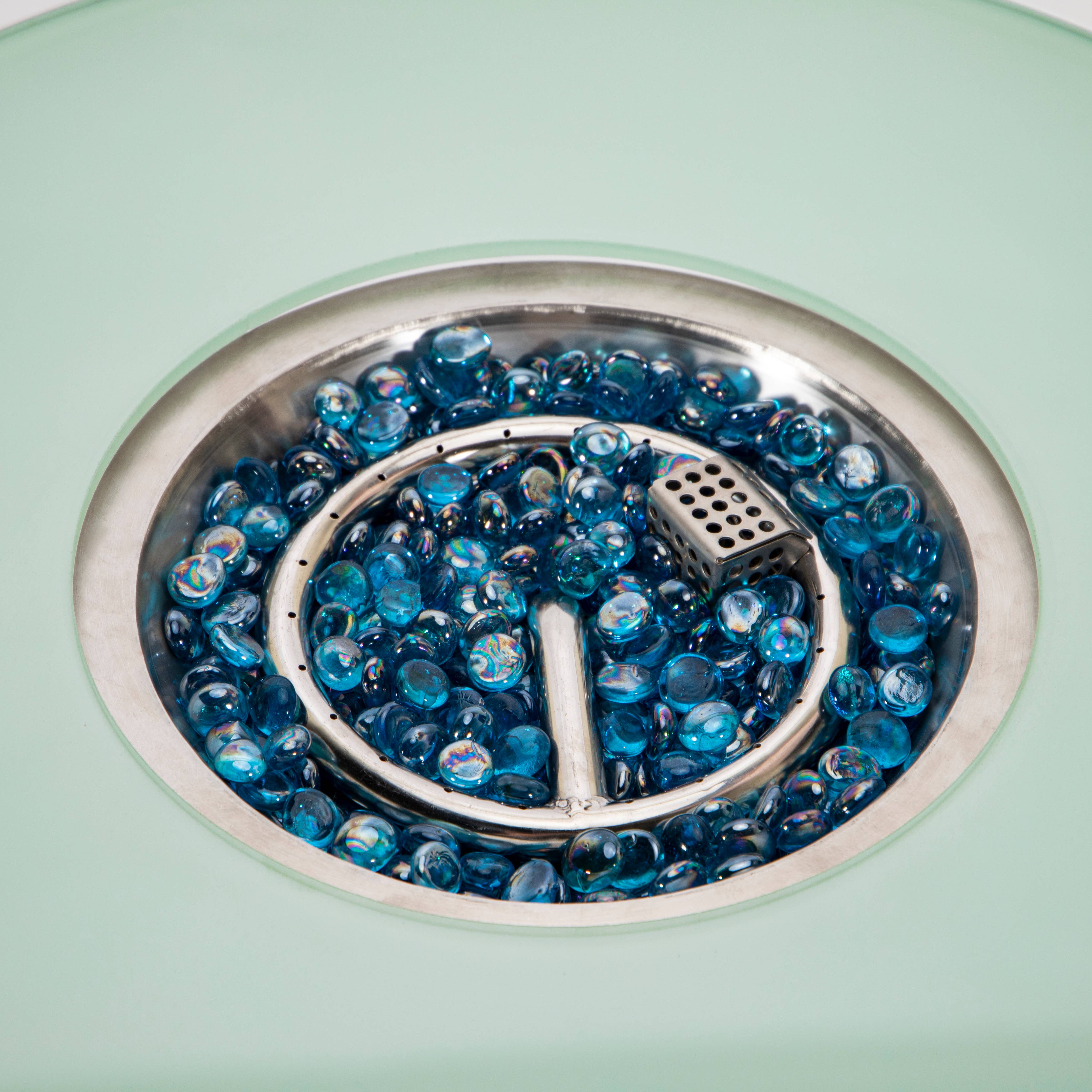 LeisureMod - Wholesale Fire Pit - Walbrooke Aluminum Propane Round Outdoor Fire Pit Table27