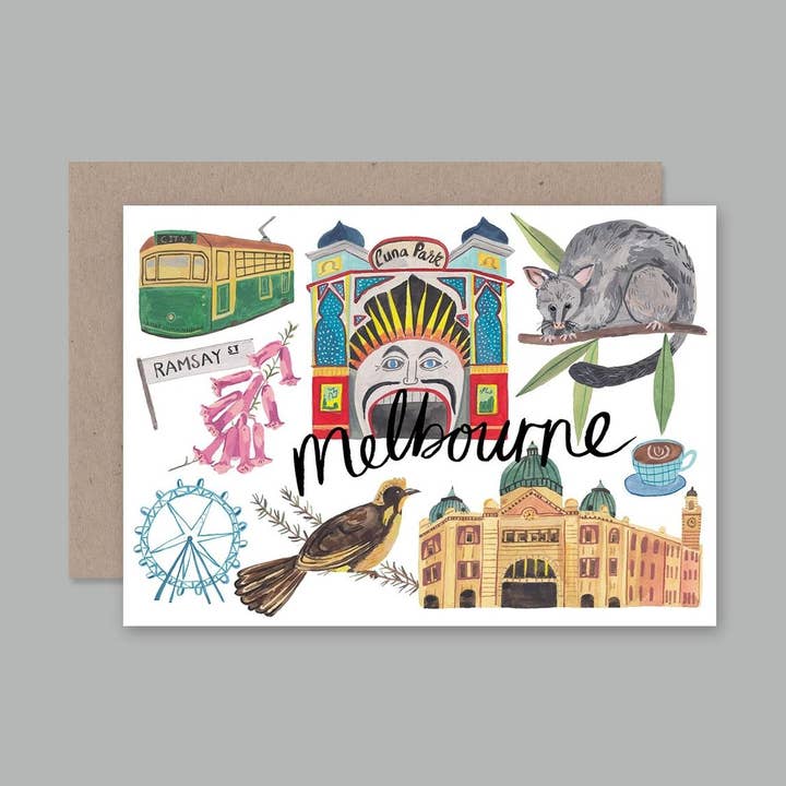 Melbourne-kort for engroshandel hos AHD Paper Co