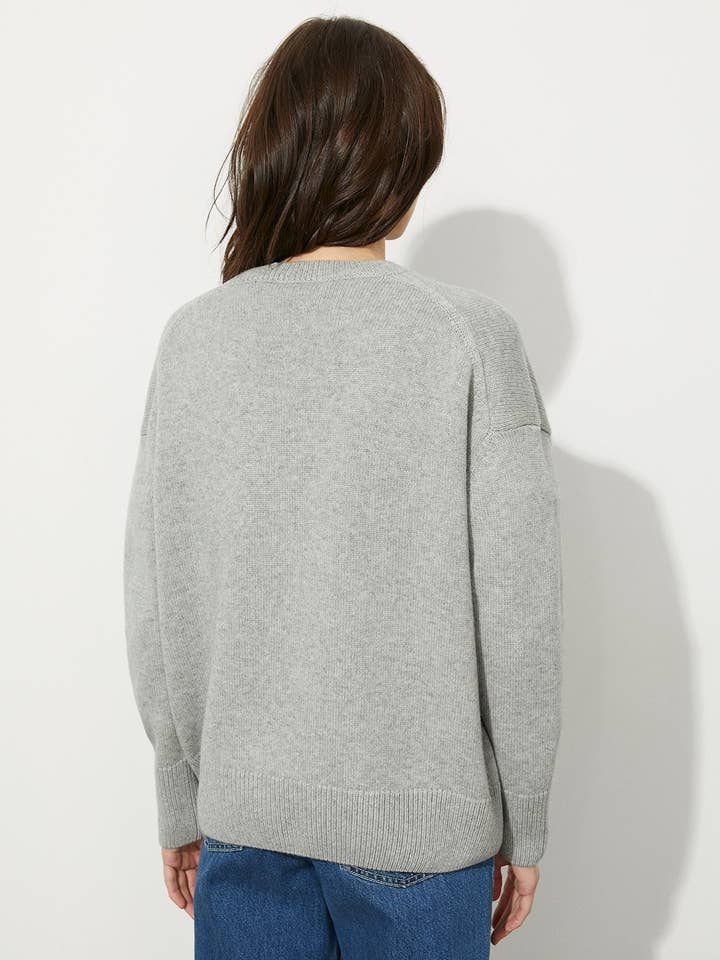 Marayn - Wholesale Knit Sweater - Women's - AutumnWinter Womens Loose Crewneck Pullover Sweater13