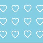 encredelicate - Wholesale Temporary Tattoo - white heart temporary tattoo (set of 12)1