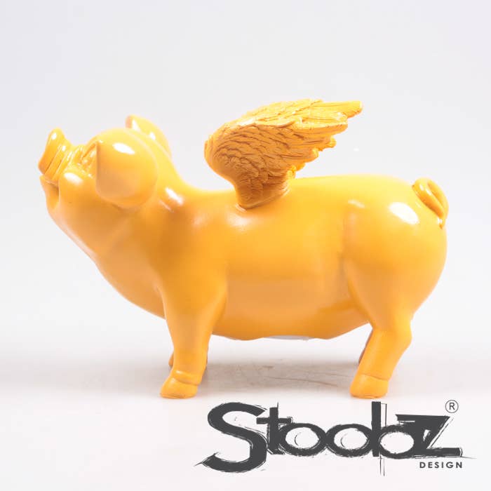 Imhof & Stevens BV – Mealheiro por atacado – Cofrinho STOOBZ com asas 14 x 25 x 15 cm | Cofre4