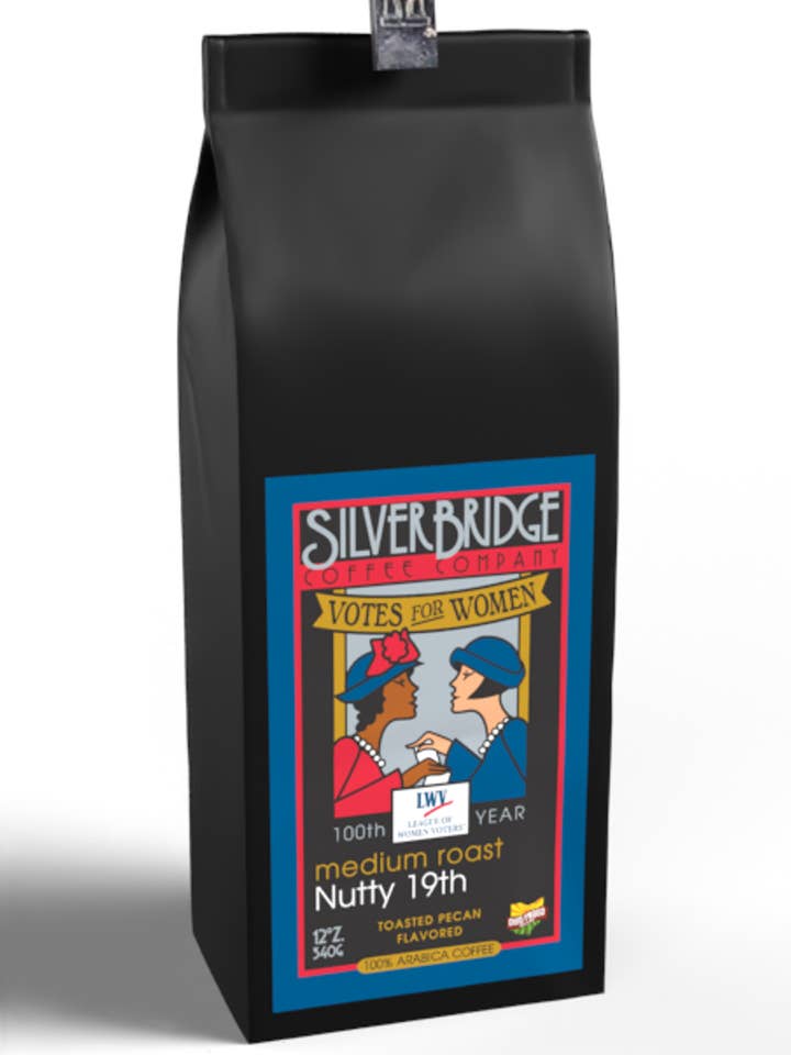 Nutty 19th for wholesale by Silver Bridge Coffee Company