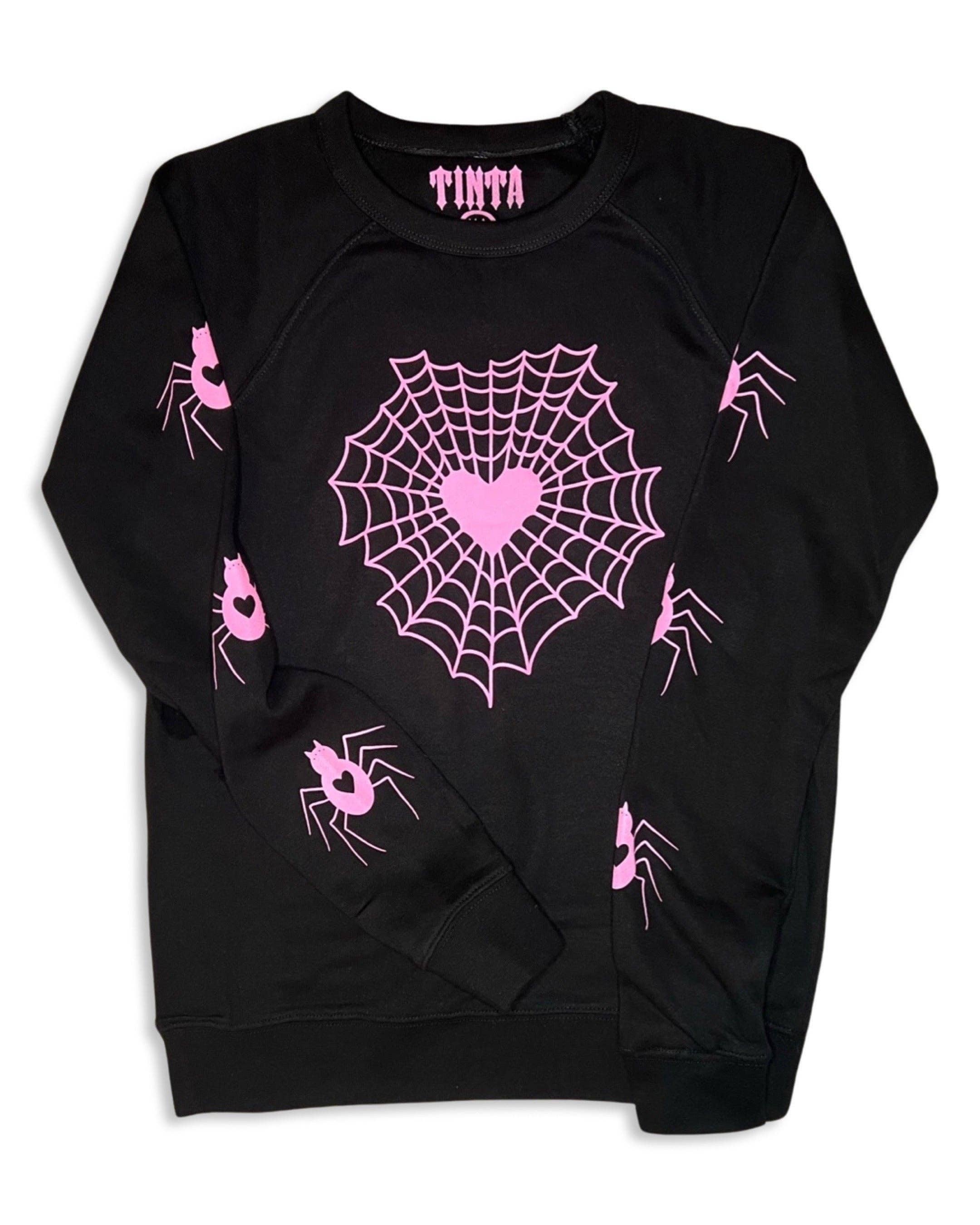 Tinta - Wholesale Graphic Sweatshirt - Women's - Unisex Heartweb Raglan Pullover1
