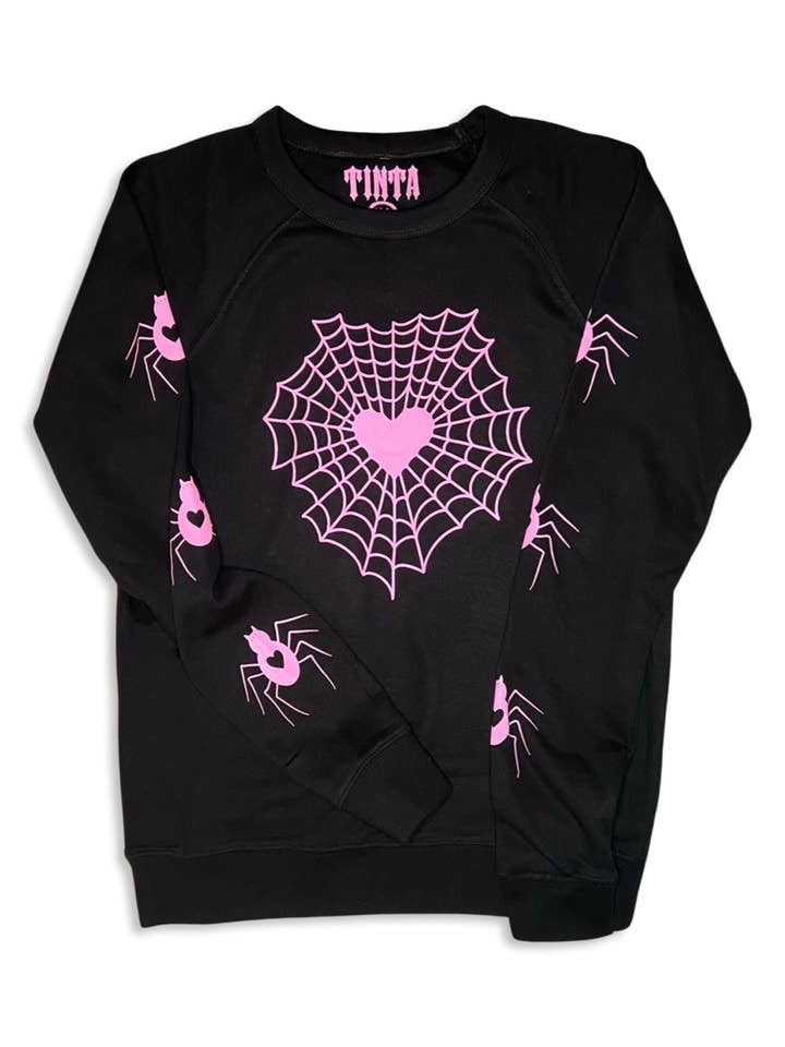 Tinta - Wholesale Graphic Sweatshirt - Women's - Unisex Heartweb Raglan Pullover1