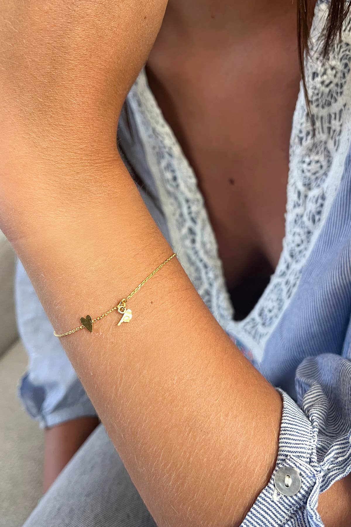 BARNABÉ AIME LE CAFÉ - Wholesale Link & Chain Bracelet - Adorabili x Barnabé loves coffee charm bracelet1