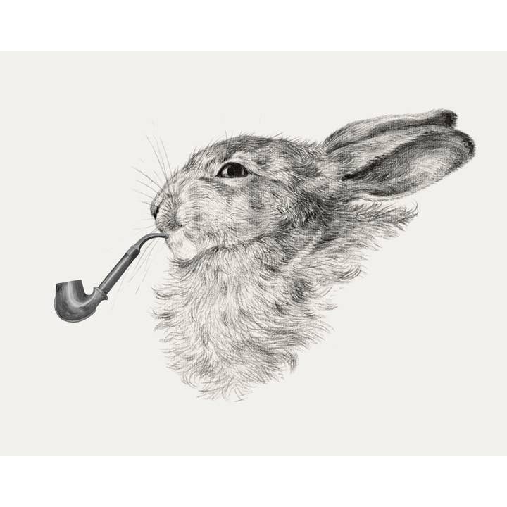 Sea to Skye - Wholesale Art Print - Mr. Gentleman Rabbit Antique Art Print1