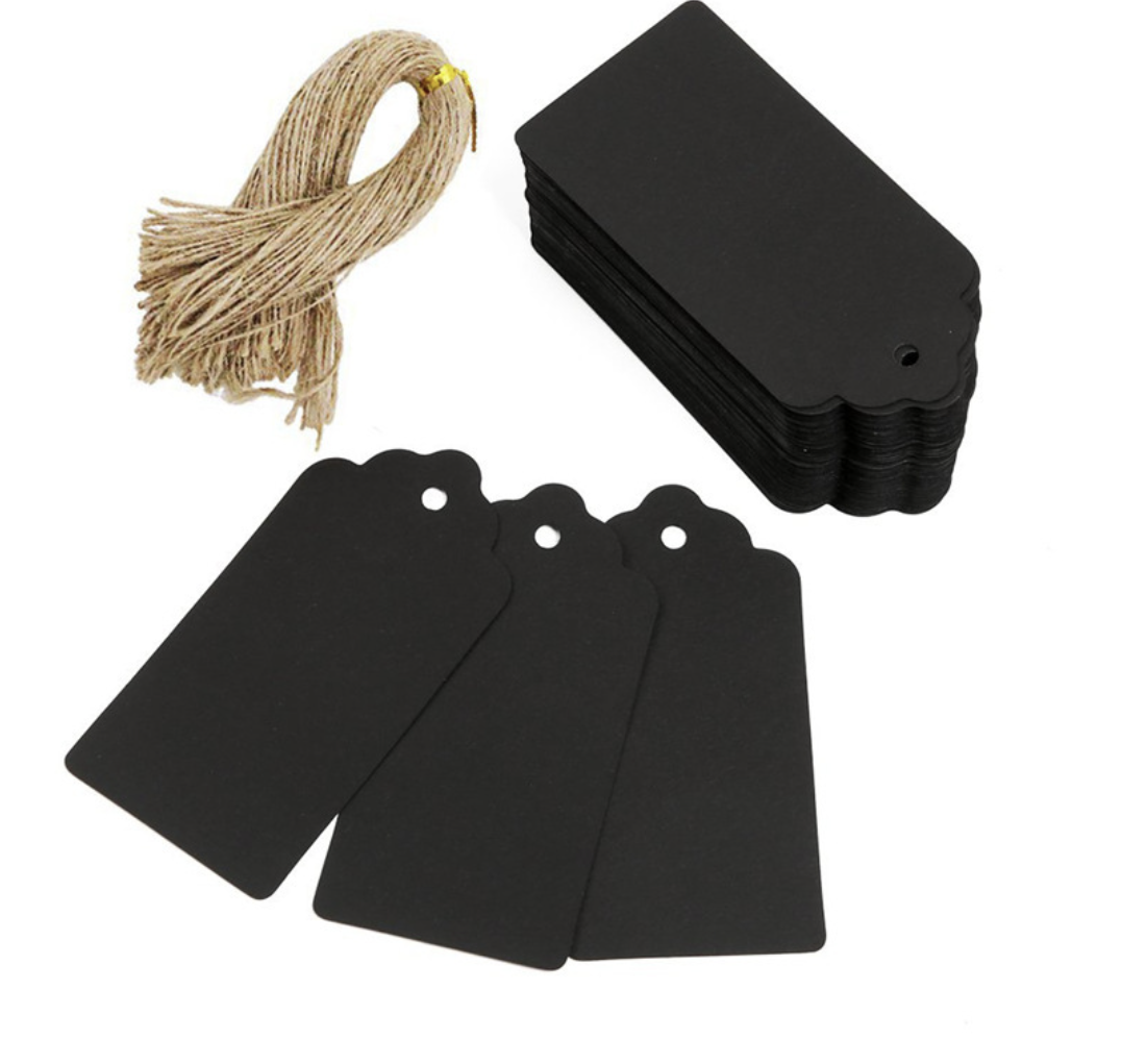 ByHome – wholesale Gift tag – 3.7"x1.8" 3 colors Wavy edge blank message Paper Gift tag2