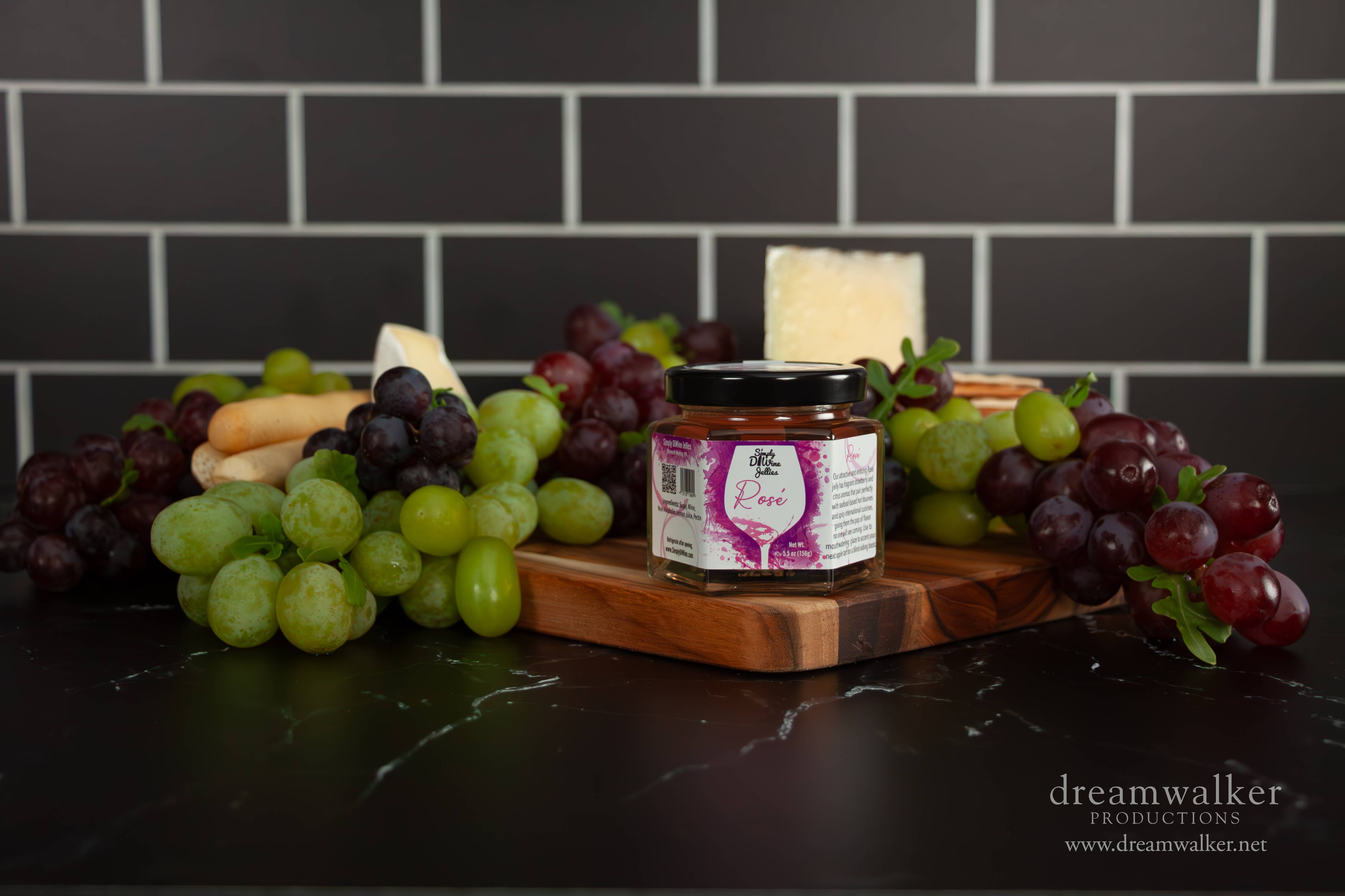 Simply DiWine Jellies, LLC – wholesale Sylt/gelé – Rosévin-gelé 156 g2