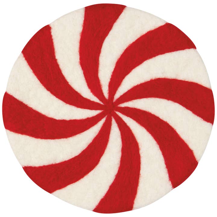Danica Jubilee - Wholesale Trivet - Merry Mints Christmas Felt Wool Trivet
