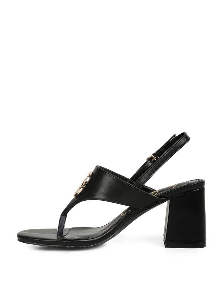 Rag Company - Wholesale High heels – Women’s - Monde Block Heel Thong Sandals1